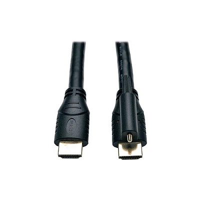 Tripp Lite 10ft Hdmi Cable Ethernet/locking Plug Mm (P569010LOCK)
