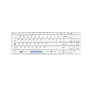 Man & Machine Itscool Keyboard - White (ITSC/W5)