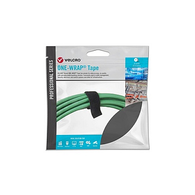 Accu-Tech Velcro 1/2in X75 Feet Roll Black (31090)