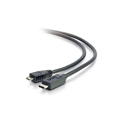 C2G 12ft Usb Cable - Type-c To Micro-b Black (28853)