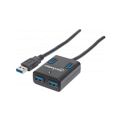 Manhattan - Strategic 4 Port Usb 3.0 Hub (162296)