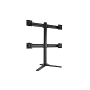 Chief Manufacturing Adj Array Quad 2x2 Table Stand Blk (K3F220B)