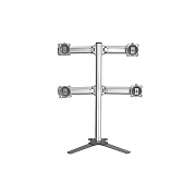 Chief Manufacturing Adj Array Quad 2x2 Table Stand Slv (K3F220S)