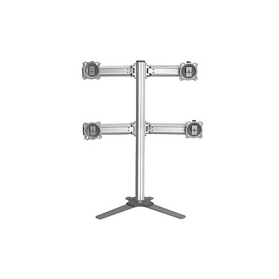 Chief Manufacturing Adj Array Quad 2x2 Table Stand Slv (K3F220S)