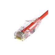 Unirise 2ft Cat6 Clearfit Slim Patch Cable Red (CS6-02F-RED)