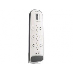 Belkin 12 Outlet Surge Protector With 2 Usb Cha (BV112050-06)
