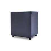 Quick Quality Cabinets Metal Black Cabinet 25intall 20inwide (2025BLACK)