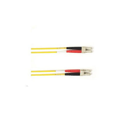Black Box Om1 62.5/125 Multimode Fiber Optic Patch Cable - Ofnp Plenum, Lc To Lc, Yellow, 6-m (19.7-ft.), Gsa, Taa, Non-returnable/non-cancelable (FCMP62006MLCLCYL)