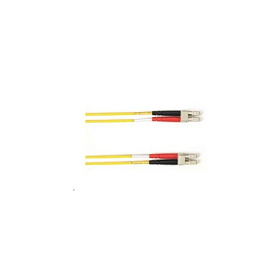 Black Box Om4 50/125 Multimode Fiber Optic Patch Cable - Ofnp Plenum, Lc To Lc, Yellow, 10-m (32.8-ft.), Gsa, Taa, Non-returnable/non-cancelable (FCMPM4010MLCLCYL)