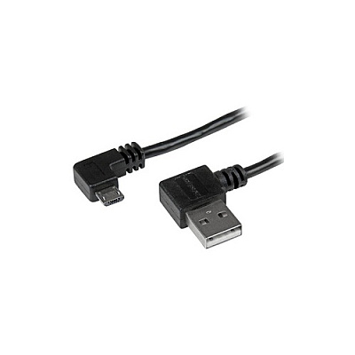 StarTech 1m 3 Ft Right Angle Micro-usb Cable (USB2AUB2RA1M)
