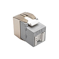 Tripp Lite Toolless Cat6a Keystone Jack Gray (N238001GYTFA)