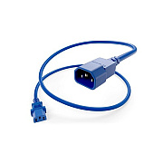 Uncommonx Power Cord C13 To C14 15amp Blue 4ft (C13C1415A04FBLU)