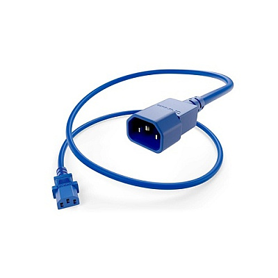 Uncommonx Power Cord C13 To C14 15amp Blue 8ft (C13C1415A08FBLU)
