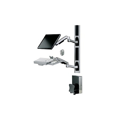 Amer Networks Amer Vertical Track Wall Mount System Wi (AMR1AWSV1)