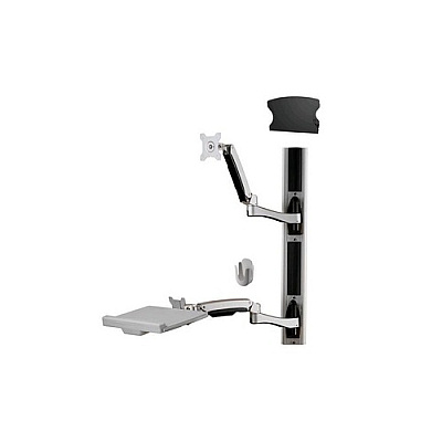 Amer Networks Amer Vertical Track Wall Mount System Wi (AMR1AWSV3)
