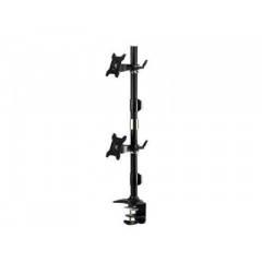 Amer Networks Dual Monitor Vertical Clamp Mount Suppor (AMR2CV)