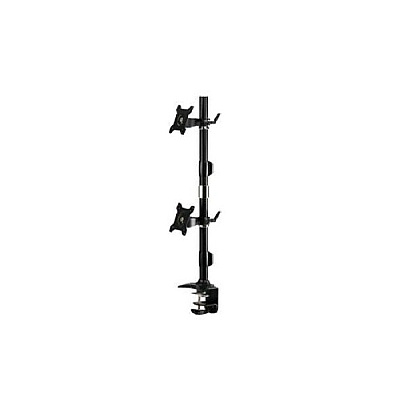Amer Networks Dual Monitor Vertical Clamp Mount Suppor (AMR2CV)