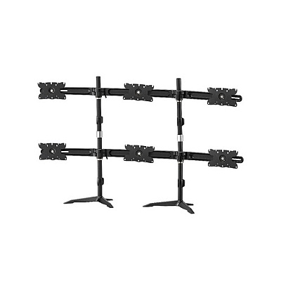 Amer Networks Hex Monitor Ultra Slim Stand Based Desk (AMR6S32)