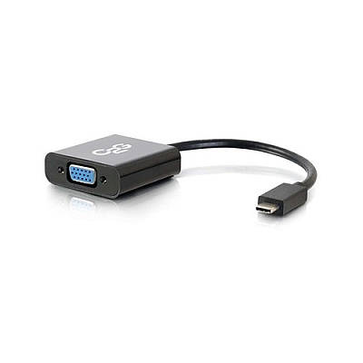 C2G Usb 3.1 Usb-c To Vga Adapter-black (29471)