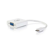 C2G Usb 3.1 Usb-c To Vga Video Adapter-white (29472)