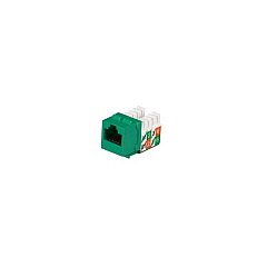 Black Box Cat5e Keystone Jack - Unshielded, Green, Gsa, Taa (FMT924R2)
