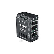 Black Box Fast Ethernet (100-mbps) Extreme Temperature Switch - (6) 10/100-mbps Copper Rj45, 12v Dc-power, Gsa, Taa (LBH600AP12)