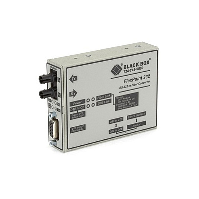 Black Box Async Rs232 Extender - Fiber Db9 Female St Mm 5-km, Gsa, Taa (ME661AMST)