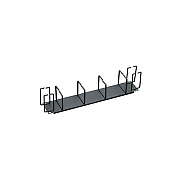 Black Box Horizontal It Rackmount Cable Manager - 2u, 19, Single-sided, Black, Gsa, Taa (RM091)