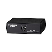 Black Box Fiber Optic A/b Desktop Switch - Latching With Sc Single-mode Connectors, Gsa, Taa (SW1036A)