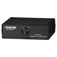 Black Box Fiber Optic A/b Desktop Switch - Latching With Sc Single-mode Connectors, Gsa, Taa (SW1036A)