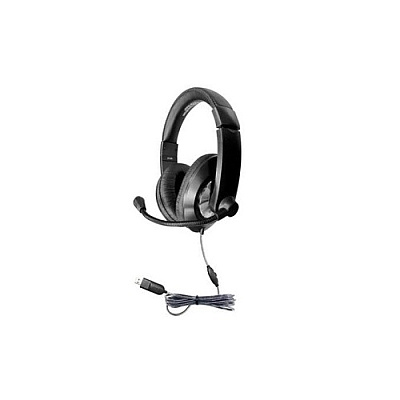 Hamiltonbuhl Smart-trek Deluxe Stereo Usb Headset (ST2BKU)