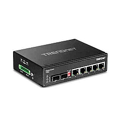 Trendnet 6-port Hardened Industrial Gigabit Switch (5 Gigabit / 1 Shared Sfp / 1 Dedicated Sfp) (TIG62)
