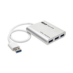Tripp Lite 4-port Portable Usb Mini Hub Aluminum (U360004AL)