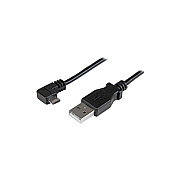 StarTech 6ft Angled Micro-usb Charge & Sync Cable (USBAUB2MRA)