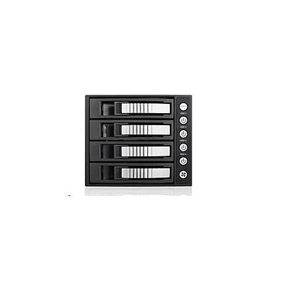 Istarusa 3x5.25 To 4x3.5 12g Rack Silver (BPU340HDSIL)