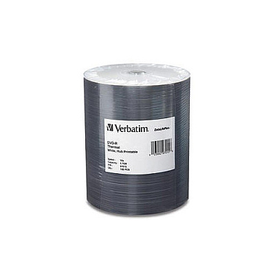 Verbatim Disc,dvd-r,4.7g,16x,100p Tape Wrap. (VER97015)