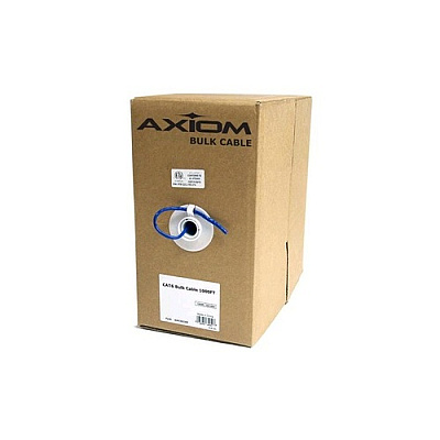 Axiom Cat6 Bulk Cable Cmp 1000ft-blue (C6BCSB1000PAX)