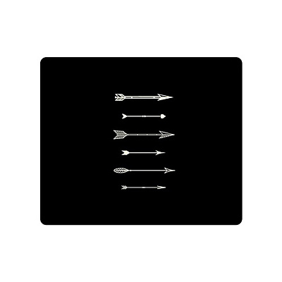 Centon Electronics Otm Black Mouse Pad, Shooting White Arr (OPMPV1BMHIP19)