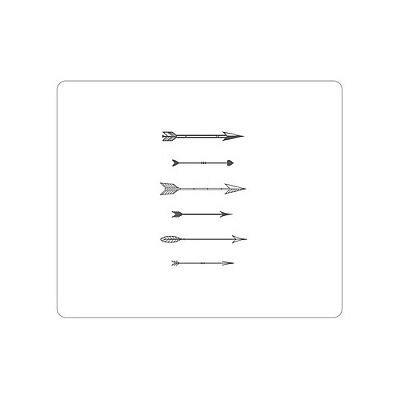 Centon Electronics Otm Hipster Prints White Mouse Pad, Shoo (OPMPV1WMHIP19)
