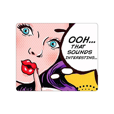 Centon Electronics Otm Pop Prints White Mouse Pad, Vixen Ve (OPMPV1WMPOP02)