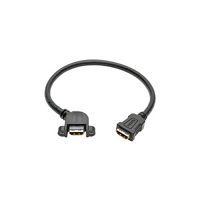 Tripp Lite 1ft Hdmi Cable W/ethernet Panel Mount Ff (P569001FFAPM)