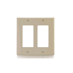 C2G Double Gang Decora Ivory (41339)