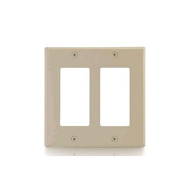 C2G Double Gang Decora Ivory (41339)