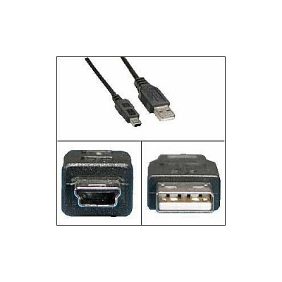 Uncommonx Usb Cable A-b Mini 5 Pin 6 Feet (USBABMN06F)