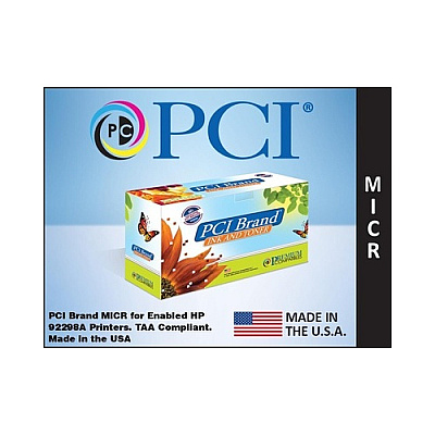 PCI Brand Eco-friendly Reman For Troy 02-17310-001 Scan Capable Micr Toner Cartridge 6800 Page Yield For Troy Enabled Hp 98a 92298a Micr Printers (0217310001PCI)