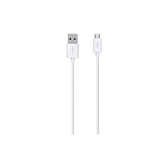 Belkin Cable,usb,usba/usbmicrob,4 ,white (F2CU012BT04WHT)