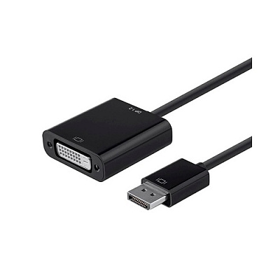 Monoprice Dp 1.2a To Dvi Active Adapter, Black (12784)