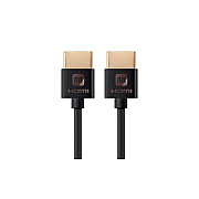Monoprice 6ft Slim High Speed Hdmi Black (13586)