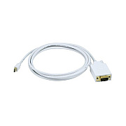 Monoprice 6ft 32awg Mini Dp To Vga Cable - White (6003)