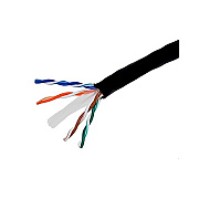 Monoprice 1000ft Cat6 Utp Solid, Cmr), Black (8102)